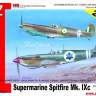 Склеиваемая пластиковая модель самолета Supermarine Spitfire Mk. IXc IDF/AF & REAF, 2 kits in 1 box. Масштаб 1:72.