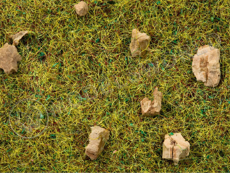 Присыпка, трава, "альпийский луг", зеленый, 2.5 мм, 20 г - фото 1