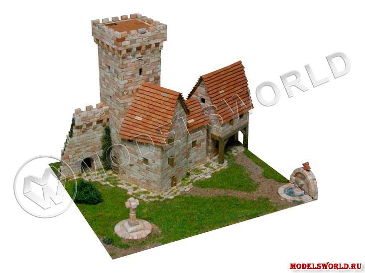 Набор для постройки архитектурного макета Средневековой башни. - фото 1