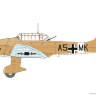 Склеиваемая пластиковая модель самолета Ju 87B DUAL COMBO Масштаб 1:144
