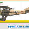 Склеиваемая пластиковая модель самолета Spad XIII Early Масштаб 1:72