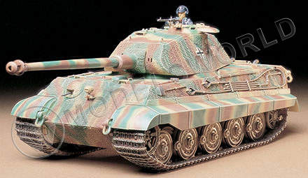 Склеиваемая пластиковая модель танка King Tiger "Porsche Turret". Масштаб 1:35 - фото 1