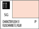 Краска на растворителе художественная MR.HOBBY C111 CHARACTER FLESH 1 (Полу-глянцевая) 10мл. - фото 1