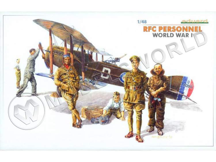 Фигуры RFC Personnel WWI. Масштаб 1:48 - фото 1