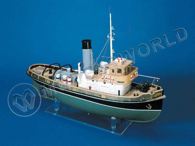 Набор для постройки модели корабля ANTEO итальянский портовый буксир. Масштаб 1:30 - фото 1