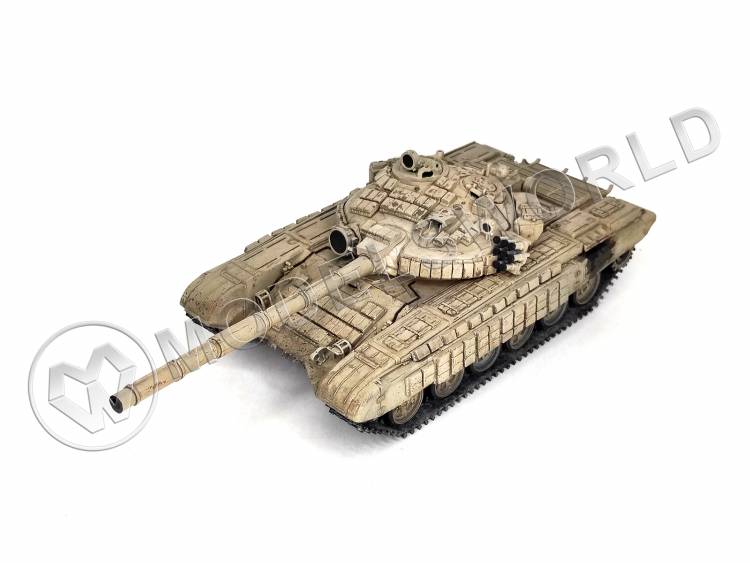 Готовая модель танк Т-72Б в масштабе 1:35 - фото 1