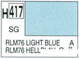 Краска водоразбавляемая художественная MR.HOBBY RLM76 LIGHT BLUE (Полу-глянцевая) 10мл. - фото 1