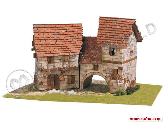 Набор для постройки архитектурного макета Сельского дома с аркой. - фото 1