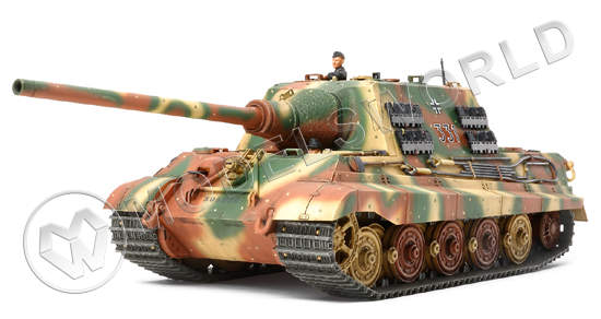 Склеиваемая пластиковая модель немецкий тяжелый танк Destroyer Jagdtiger (ранняя версия). Масштаб 1:48 - фото 1