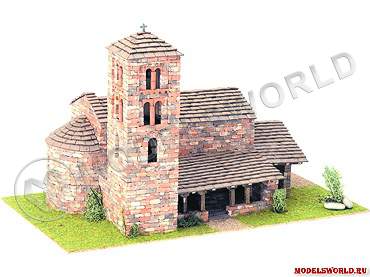 Набор для постройки архитектурного макета Церковь Святого Иоанна XII В. Масштаб 1:50 - фото 1