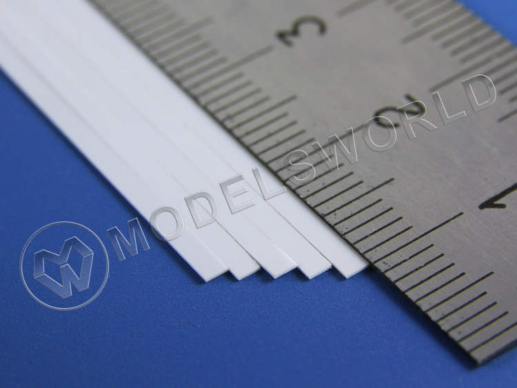 Полоска пластиковая для масштаба HO, 0.3х1.1 мм, 10 шт - фото 1