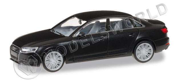 Модель автомобиля  Audi A4 Limousine, черный. H0 1:87 - фото 1