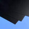 Черный пластик 1.5 мм, 1 лист 15х30 см