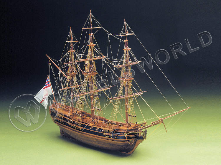 Набор для постройки модели корабля PRESIDENT (Президент) английский легкий фрегат 1730 г. Масштаб 1:60 - фото 1