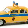 Модель автомобиля Wolga M 21 "дорожная полиция" (RUS). H0 1:87