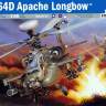 Склеиваемая пластиковая модель вертолет AH-64D Apache Longbow. Масштаб 1:48