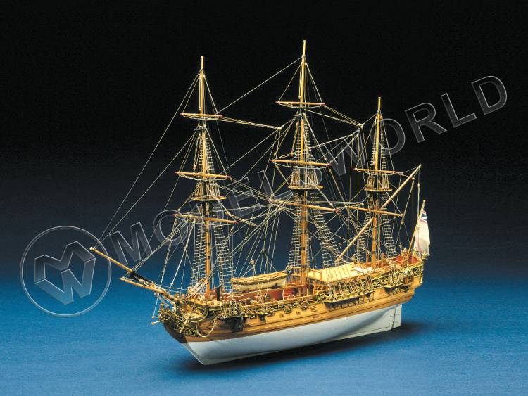Набор для постройки модели корабля ROYAL CAROLINE британская королевская яхта, 1749 г. Масштаб 1:47 - фото 1