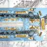 Набор для постройки модели корабля ROYAL CAROLINE британская королевская яхта, 1749 г. Масштаб 1:47