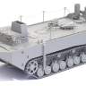 Склеиваемая пластиковая модель Panzerfahre Fahrendeck mit Genpanzerter Landwasserschlepper (Prototype Nr.II) Масштаб 1:35