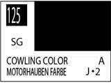 Краска на растворителе художественная MR.HOBBY С125 COWLING COLOR (Полу-глянцевая) 10мл. - фото 1