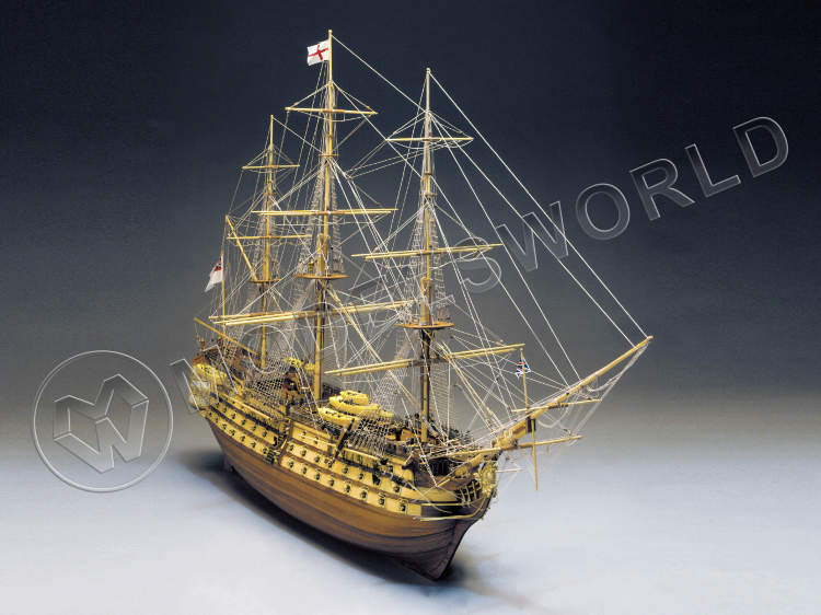 Набор для постройки модели корабля HMS VICTORY английский линкор 1778 г. Масштаб 1:98 - фото 1