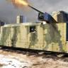 Склеиваемая пластиковая модель Жд вагон ПЛ-37 советский артиллерийский. Масштаб 1:35