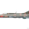Склеиваемая пластиковая модель самолета MiG-21PF. Масштаб 1:48