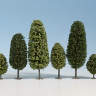 Набор лиственных деревьев, 6.5-11 см, 25 шт