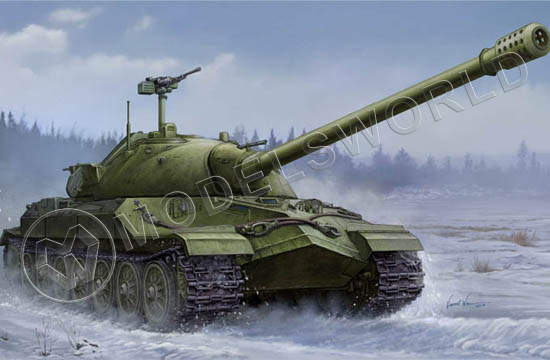 Склеиваемая пластиковая модель танк  Soviet IS-7. Масштаб 1:35 - фото 1