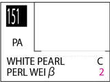 Краска на растворителе художественная MR.HOBBY С151 WHITE PEARL (Перламутр)10мл. - фото 1
