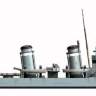 Склеиваемая пластиковая модель корабля Английский крейсер Hood  и миноносец  Е class. Масштаб 1:700