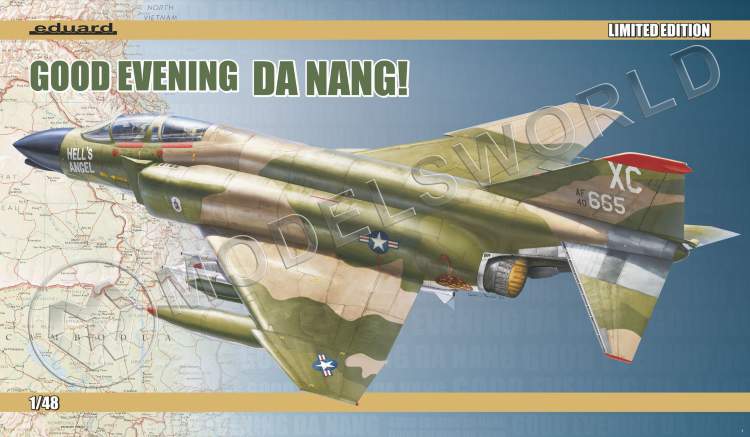 Склеиваемая пластиковая модель самолета Good Evening Da Nang Масштаб 1:48 - фото 1