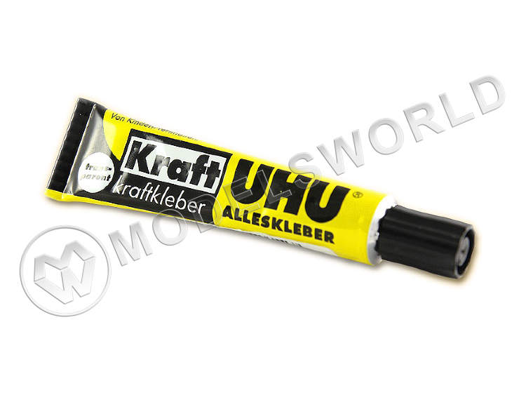Клей универсальный контактный для сверхпрочного склеивания UHU Kraft Transparent, 6 г - фото 1