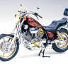 Склеиваемая пластиковая модель мотоцикла Yamaha XV1000 Virago. Масштаб 1:12