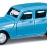 Модель автомобиля Renault R4, голубой. H0 1:87