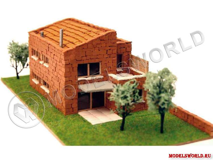 Набор для постройки архитектурного макета Жилого дома TALAMANCA. Масштаб H0/TT - фото 1