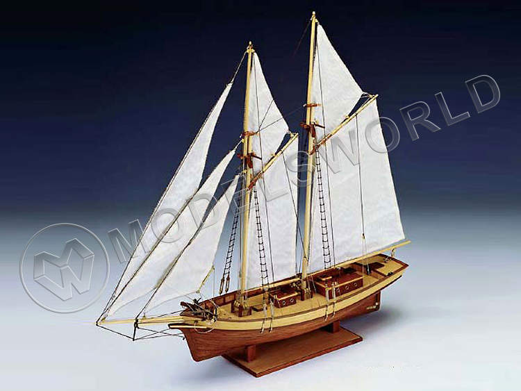 Набор для постройки модели корабля CARMEN испанская лоцманская шхуна ПЛЮС ИНСТРУМЕНТЫ. Масштаб 1:80 - фото 1