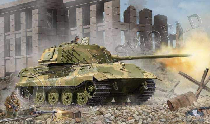 Склеиваемая пластиковая модель танк  немецкий танк Е-75. Масштаб 1:35 - фото 1