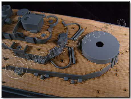 Деревянная палуба DKM Tirpitz For Academy BA903 - фото 1