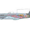 Склеиваемая пластиковая модель самолета Як-1б Масштаб 1:48