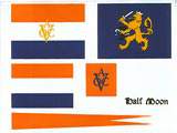 Набор морских флагов Голландии XVII века - фото 1