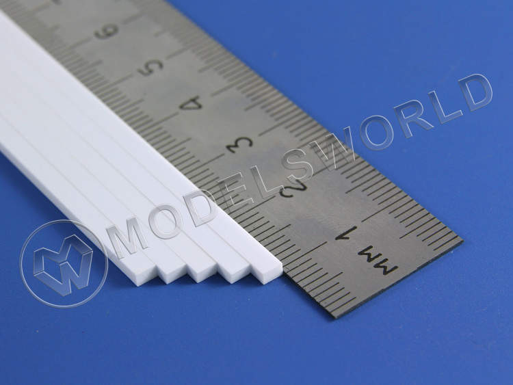 Полоска пластиковая для масштаба HO, 1.7х2.8 мм, 10 шт - фото 1