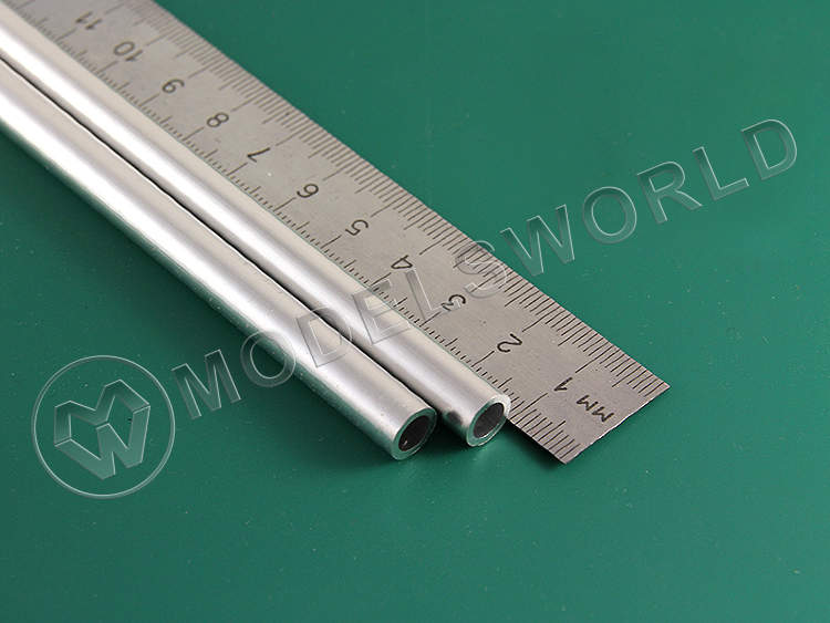 Толстостенная алюминиевая трубка 8 мм (толщина стенок 1.25 мм), 1 шт - фото 1