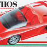 Склеиваемая пластиковая модель автомобиля Ferrari "Mythos". Масштаб 1:24
