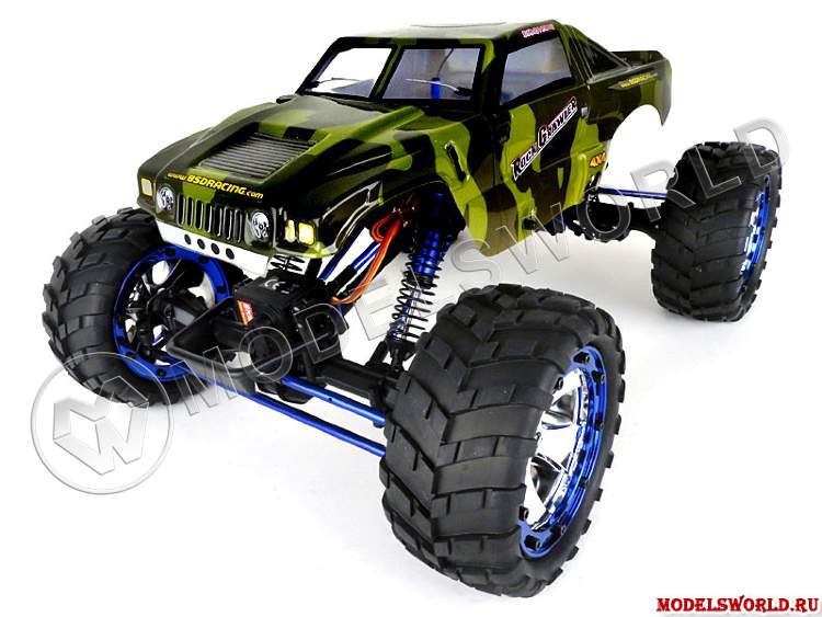 Радиоуправляемая  модель автомобиля BSD Racing 1:10 Rock Crawler 4WD, с коллекторным электродвигателем, версия: RTR, 2.4G, Waterproof - фото 1