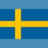 Шведы флаг. Размер 30х18 мм