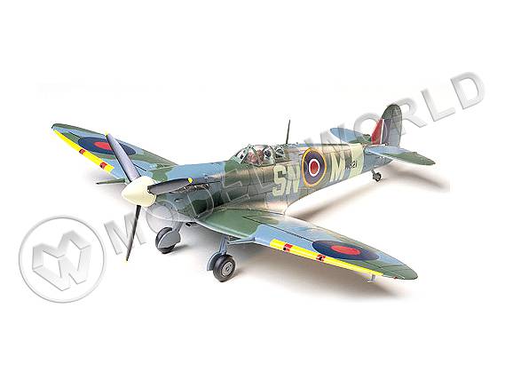 Склеиваемая пластиковая модель Spitfire Mk.Vb L:193.3mm. Масштаб 1:48 - фото 1