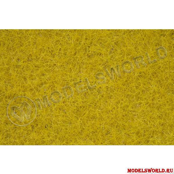Имитация травяного покрова, цвет ярко-желтый - волокна 5 мм. - фото 1
