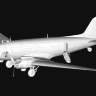 Склеиваемая пластиковая модель самолета C-48C Skytrain. Масштаб 1:48