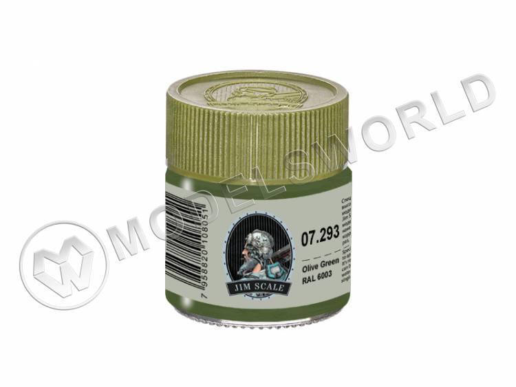 Спиртовая краска Jim Scale Olive Green (RAL 6003), 10 мл - фото 1